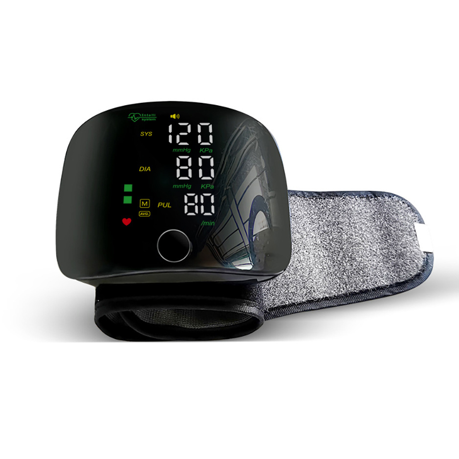 Rechargeable Smart Automatic Sphygmomanometer Arm Wrist Type Bp Meter Digital Blood Pressure Monitor With Voice – detail 2