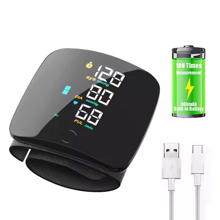 24-Hour Wrist Digital Blood Pressure Monitor - Compact Tensiometro for Home and Clinic Use With Continuous Health Monitoring – detail 2