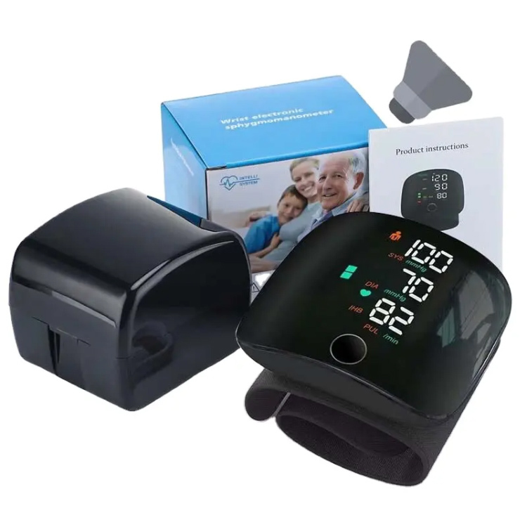 24-Hour Wrist Digital Blood Pressure Monitor - Compact Tensiometro for Home and Clinic Use With Continuous Health Monitoring – detail 1
